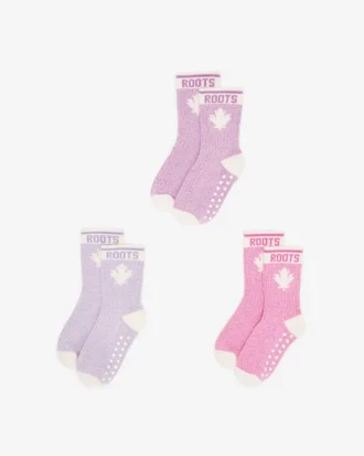 Pack de 3 pares de calcetines Cabin Maple para bebés y niños pequeños