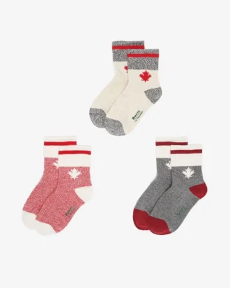 Pack de 3 pares de calcetines de arce Cabin para niños