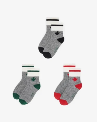 Pack de 3 pares de calcetines de arce Cabin para niños