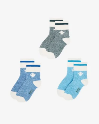 Pack de 3 pares de calcetines de arce Cabin para niños
