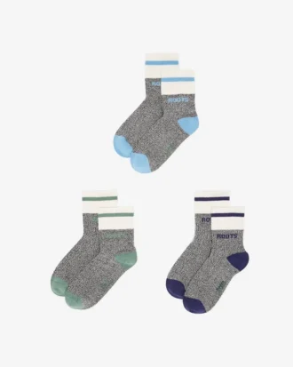 Pack de 3 pares de calcetines tobilleros Cabin para niños